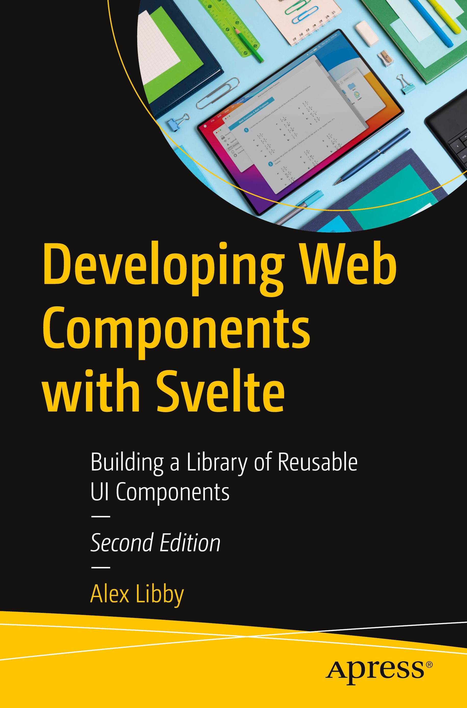 Vorderes Coverbild Developing Web Components with Svelte