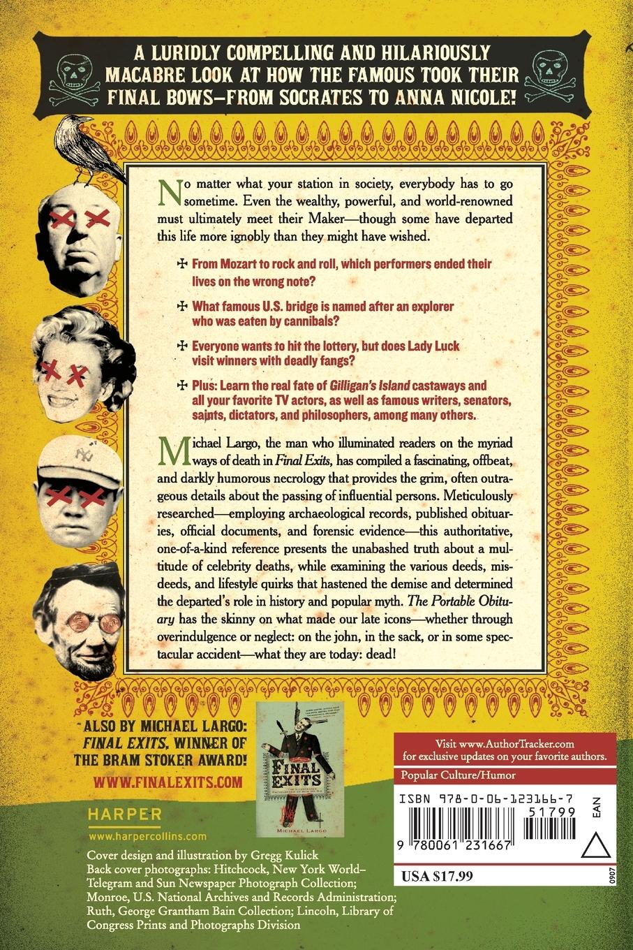 Rückseitencover The Portable Obituary