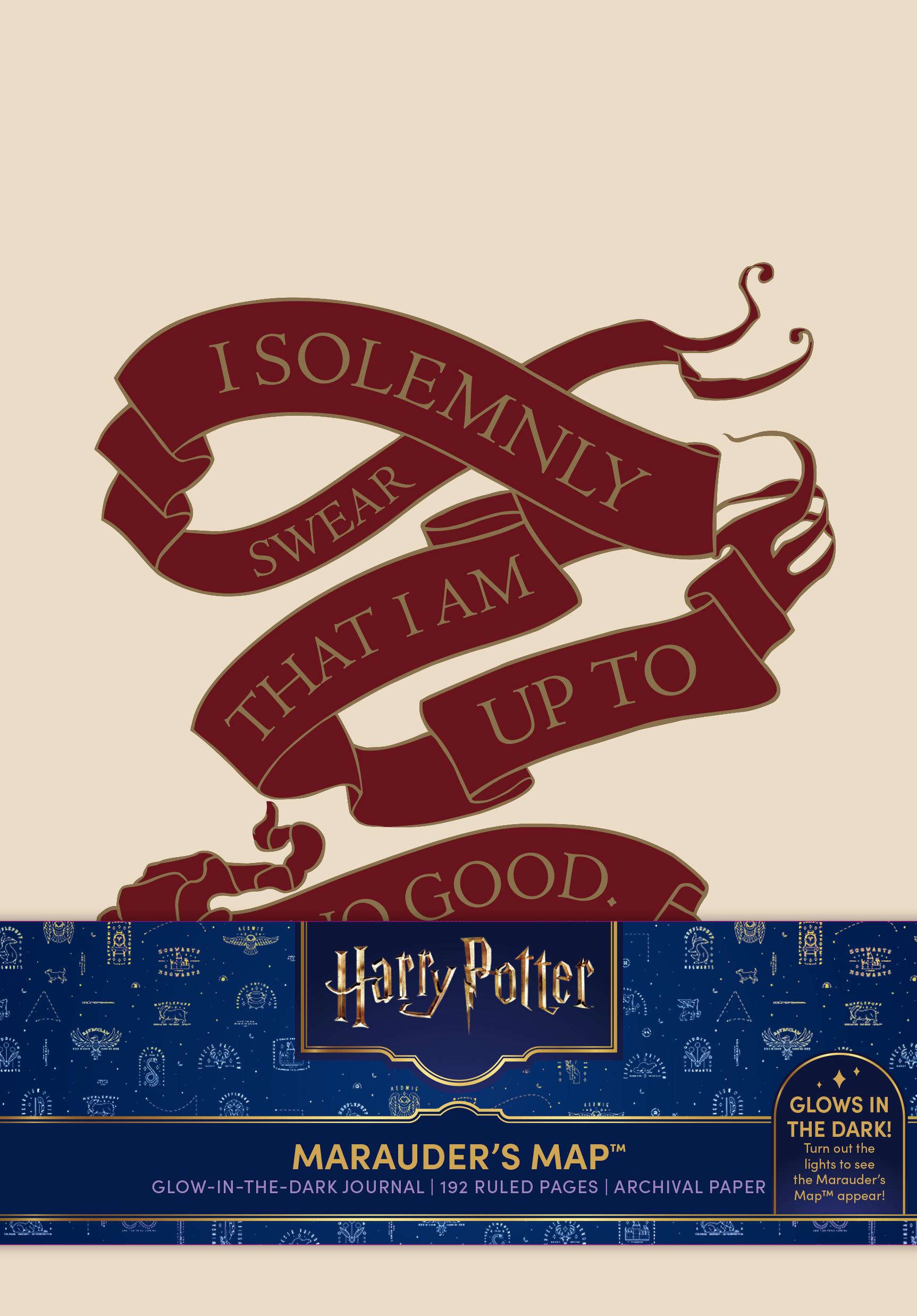 Vorderes Coverbild Harry Potter: Marauder's Map Glow in the Dark Journal