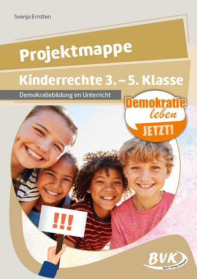 Vorderes Coverbild Projektmappe Kinderrechte 3. - 5. Klasse