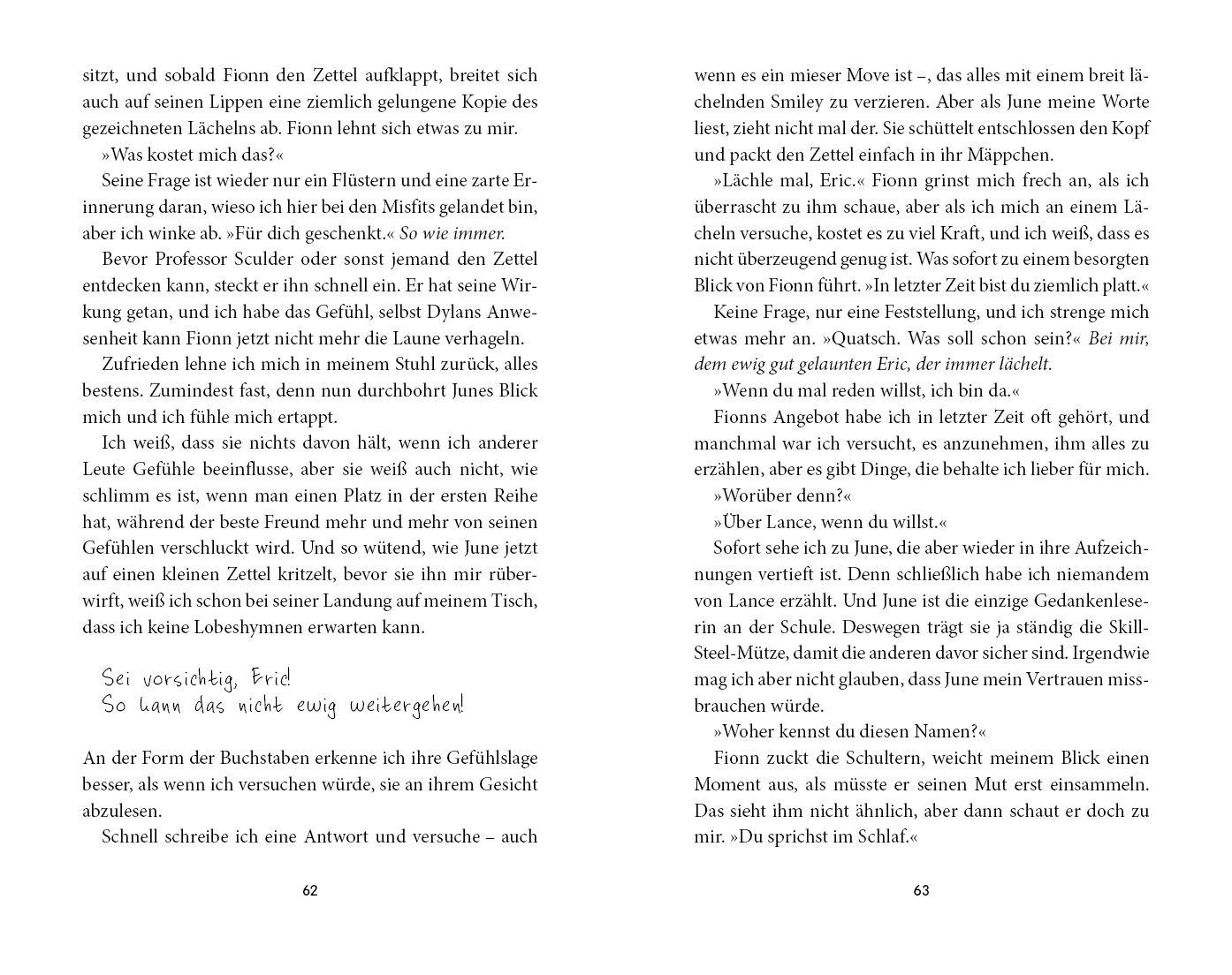 Beispielinhalt (Bild) Misfits Academy - Als wir Helden wurden