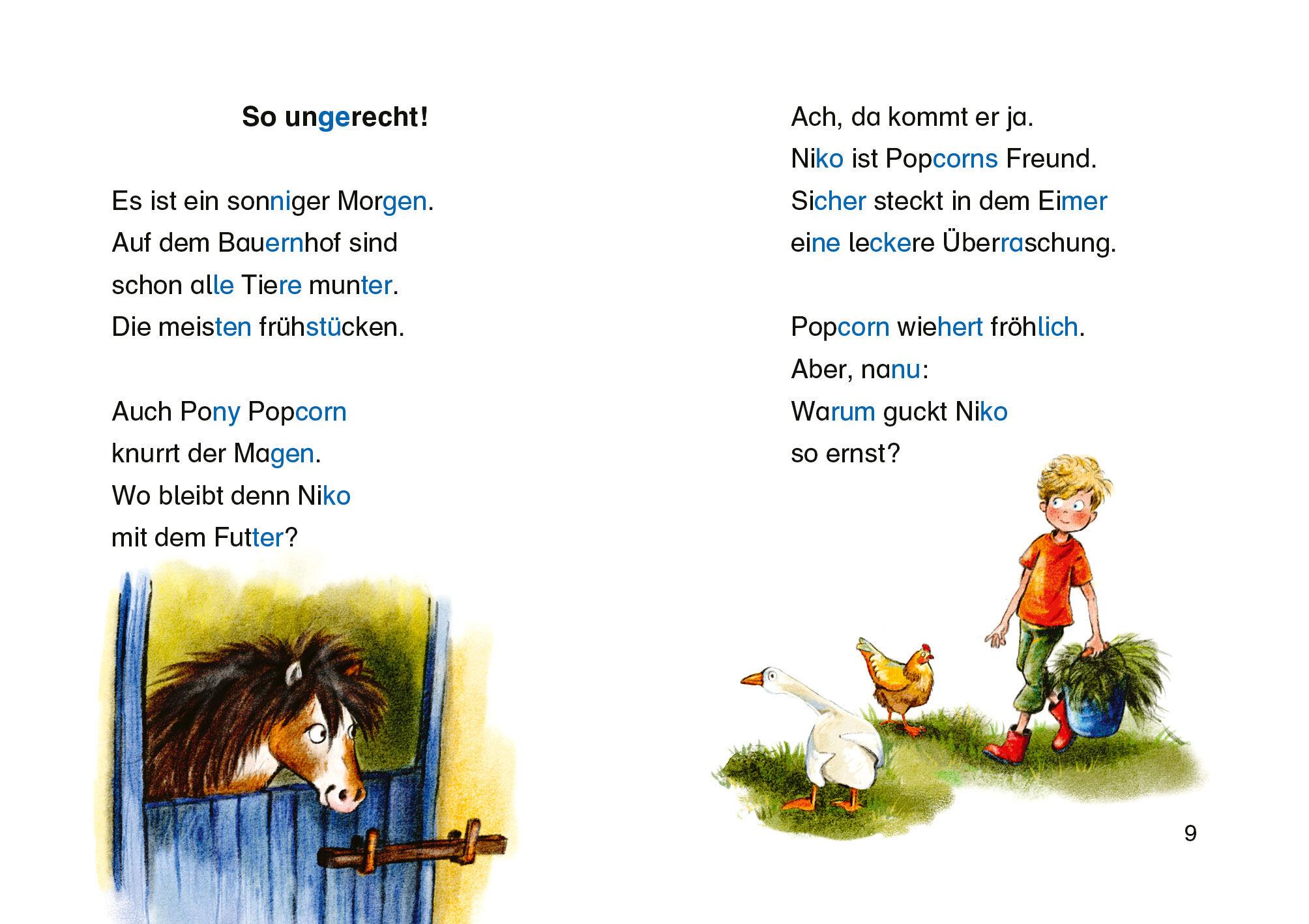 Beispielinhalt (Bild) Kommissar Pony und der Keks-Dieb