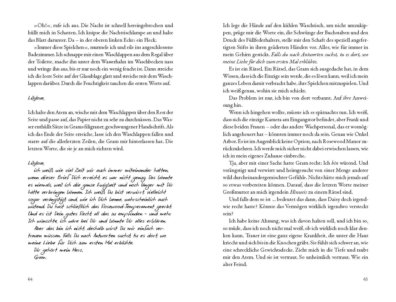 Beispielinhalt (Bild) The Rosewood Secrets