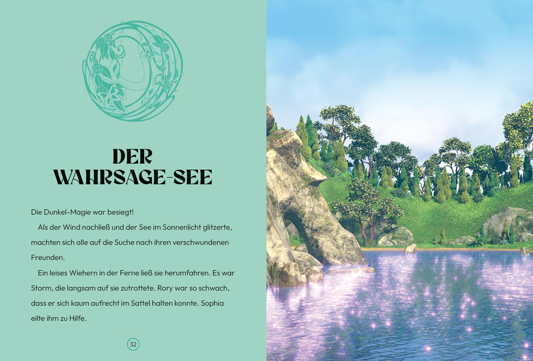 Beispielinhalt (Bild) Unicorn Academy - Unter dem Sternenglanz-See