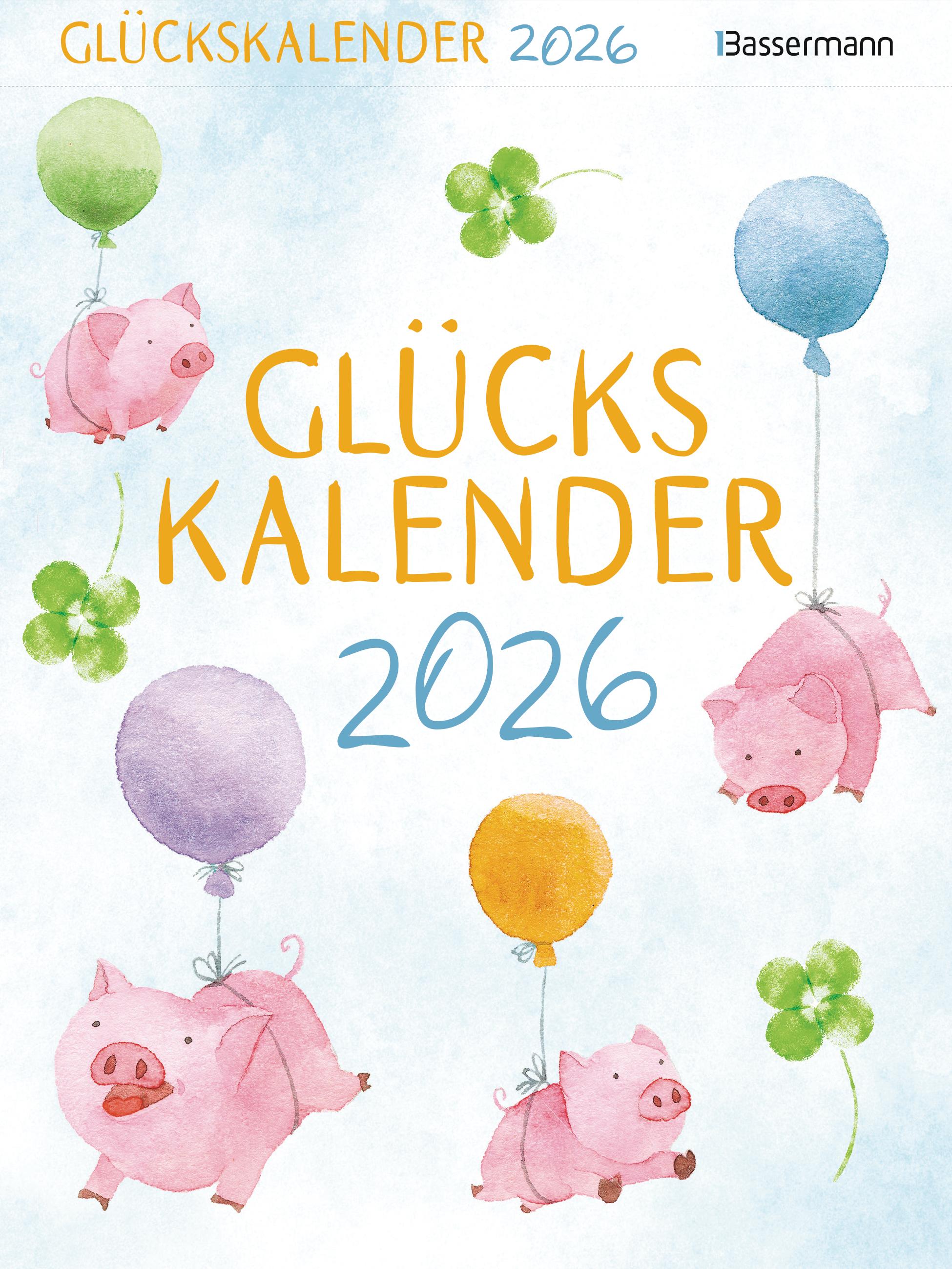 Vorderes Coverbild Glückskalender 2026