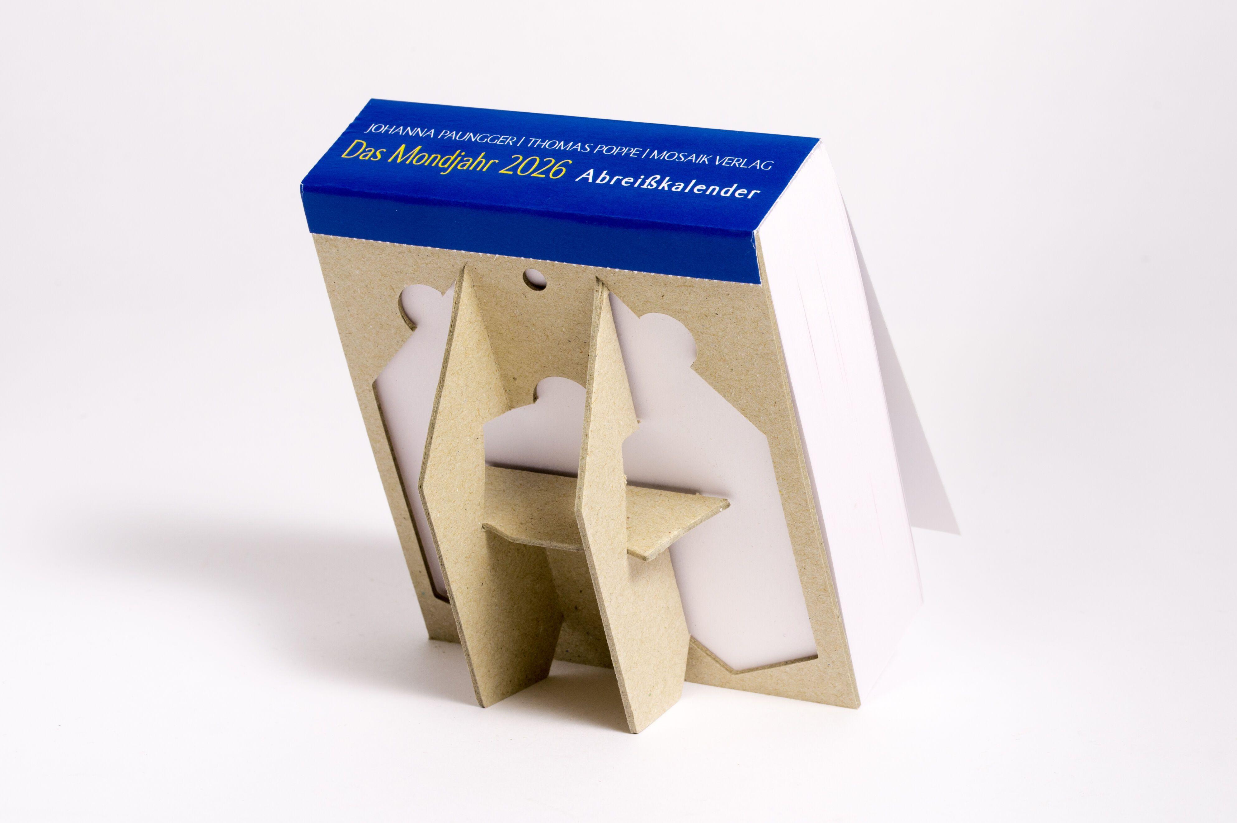 Beispielinhalt (Bild) Das Mondjahr 2026 - Abreißkalender