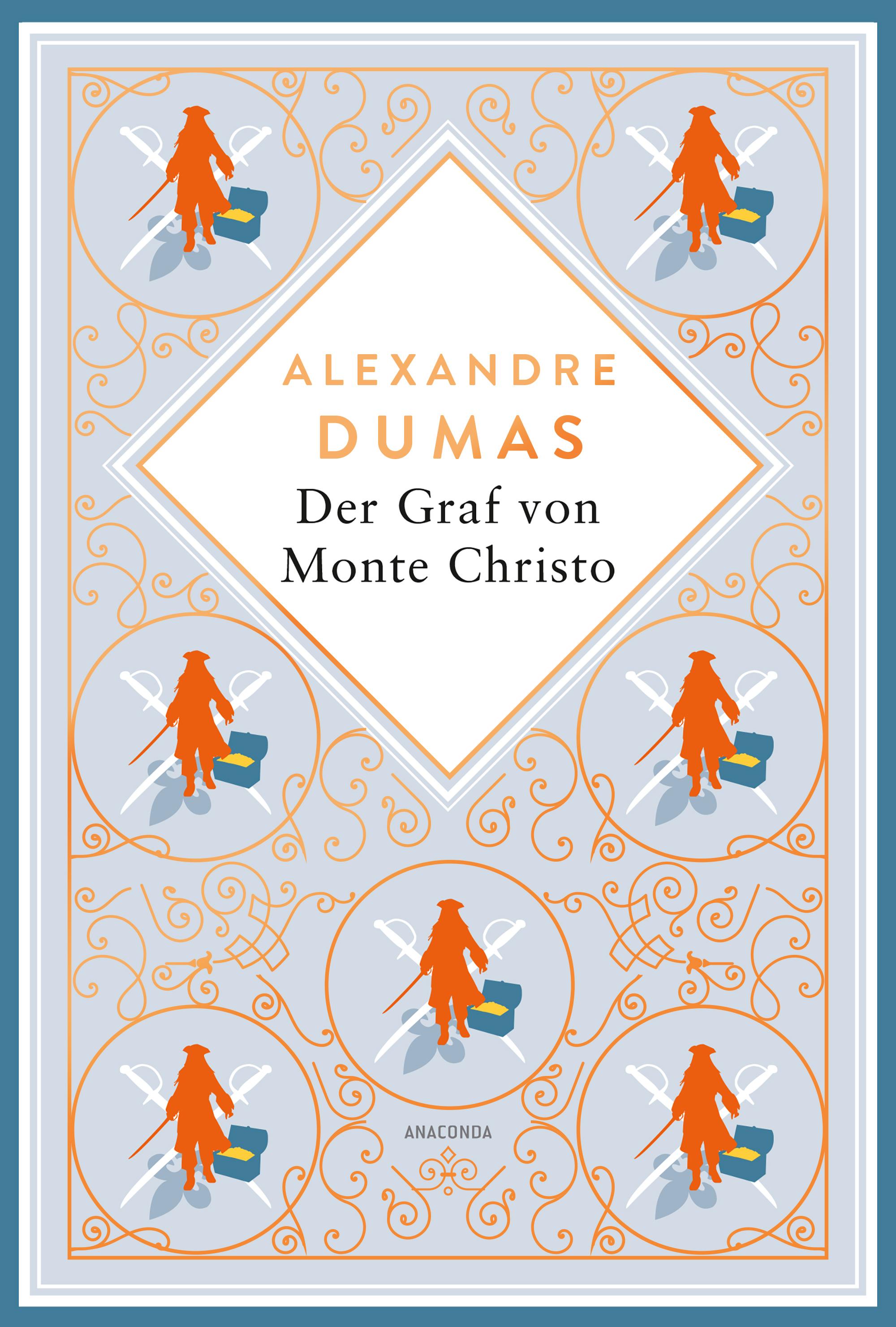 Vorderes Coverbild Dumas - Der Graf von Monte Christo. Schmuckausgabe mit Kupferprägung