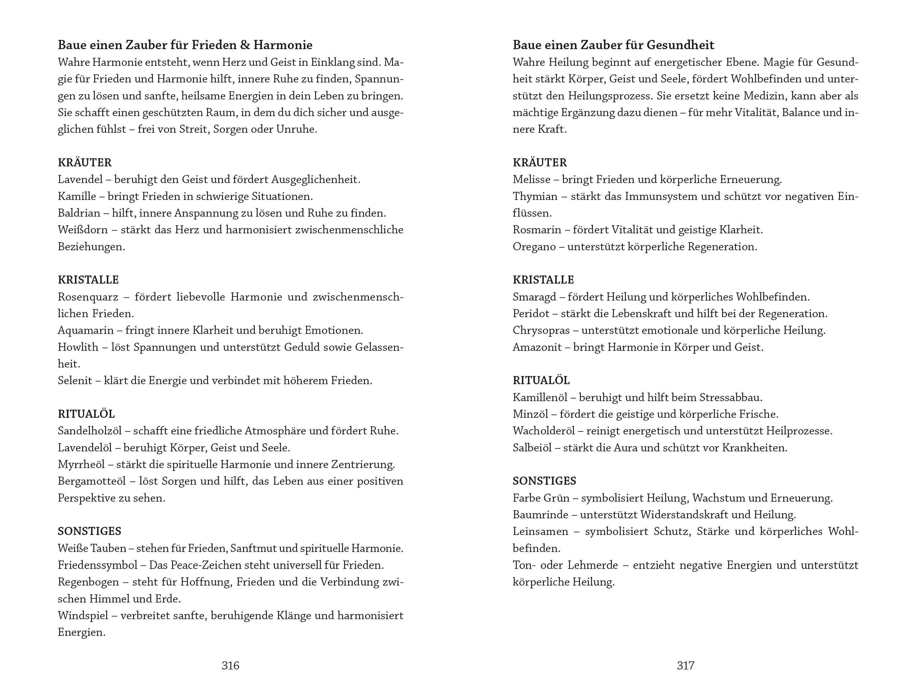 Beispielinhalt (Bild) WitchPower - Entdecke deine magischen Kräfte