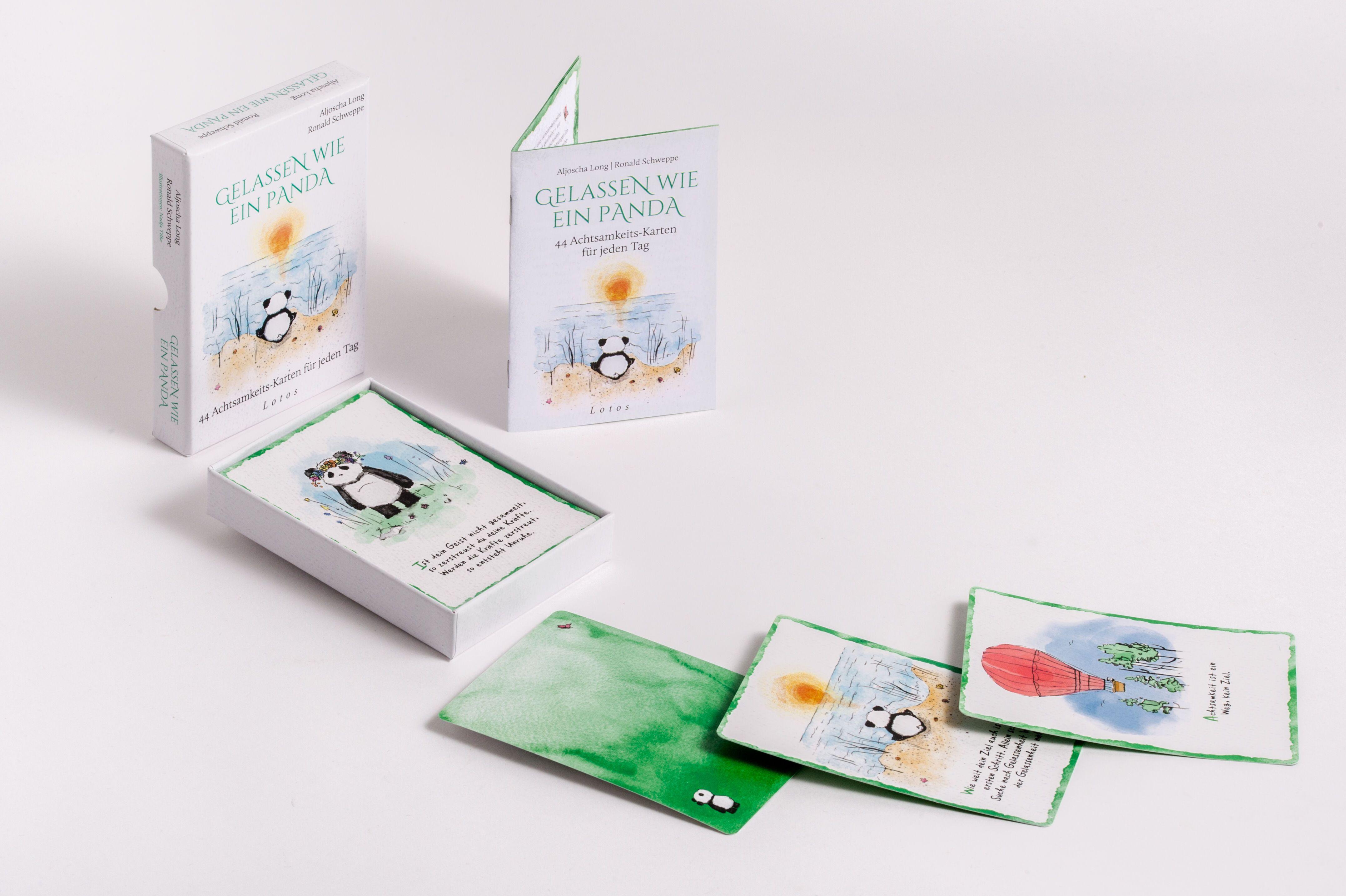 Beispielinhalt (Bild) Gelassen wie ein Panda. 44 Achtsamkeits-Karten für jeden Tag