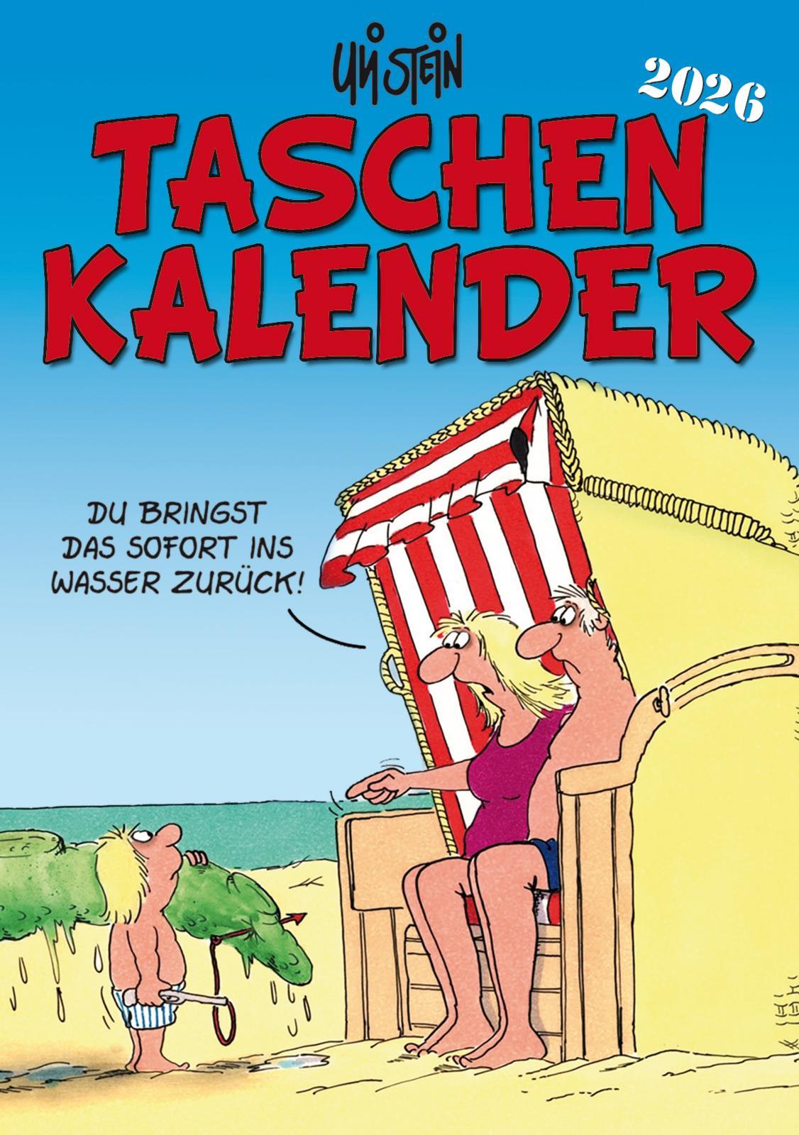 Vorderes Coverbild Uli Stein Taschenkalender 2026