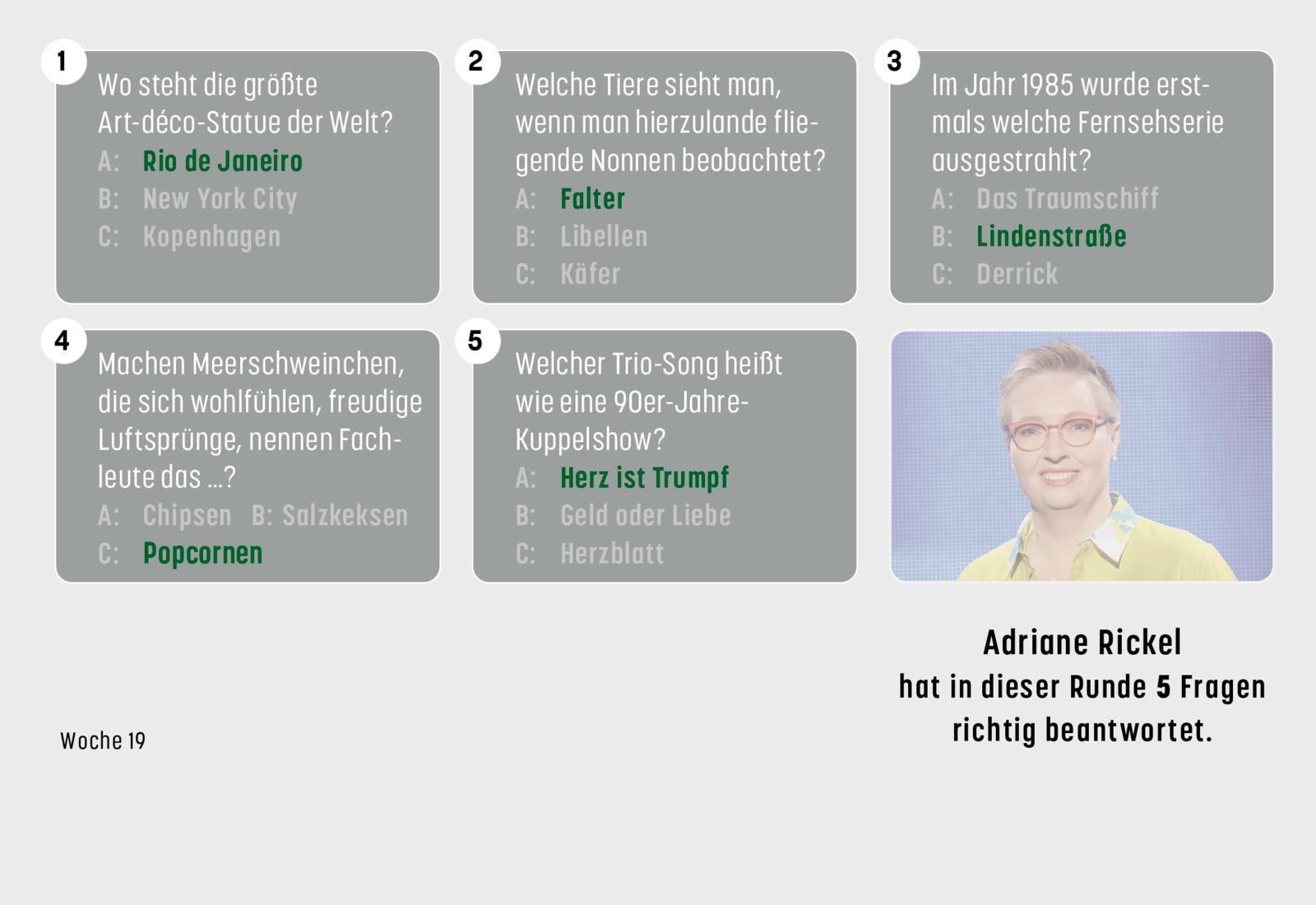 Beispielinhalt (Bild) Gefragt Gejagt - Tagesabreißkalender 2026