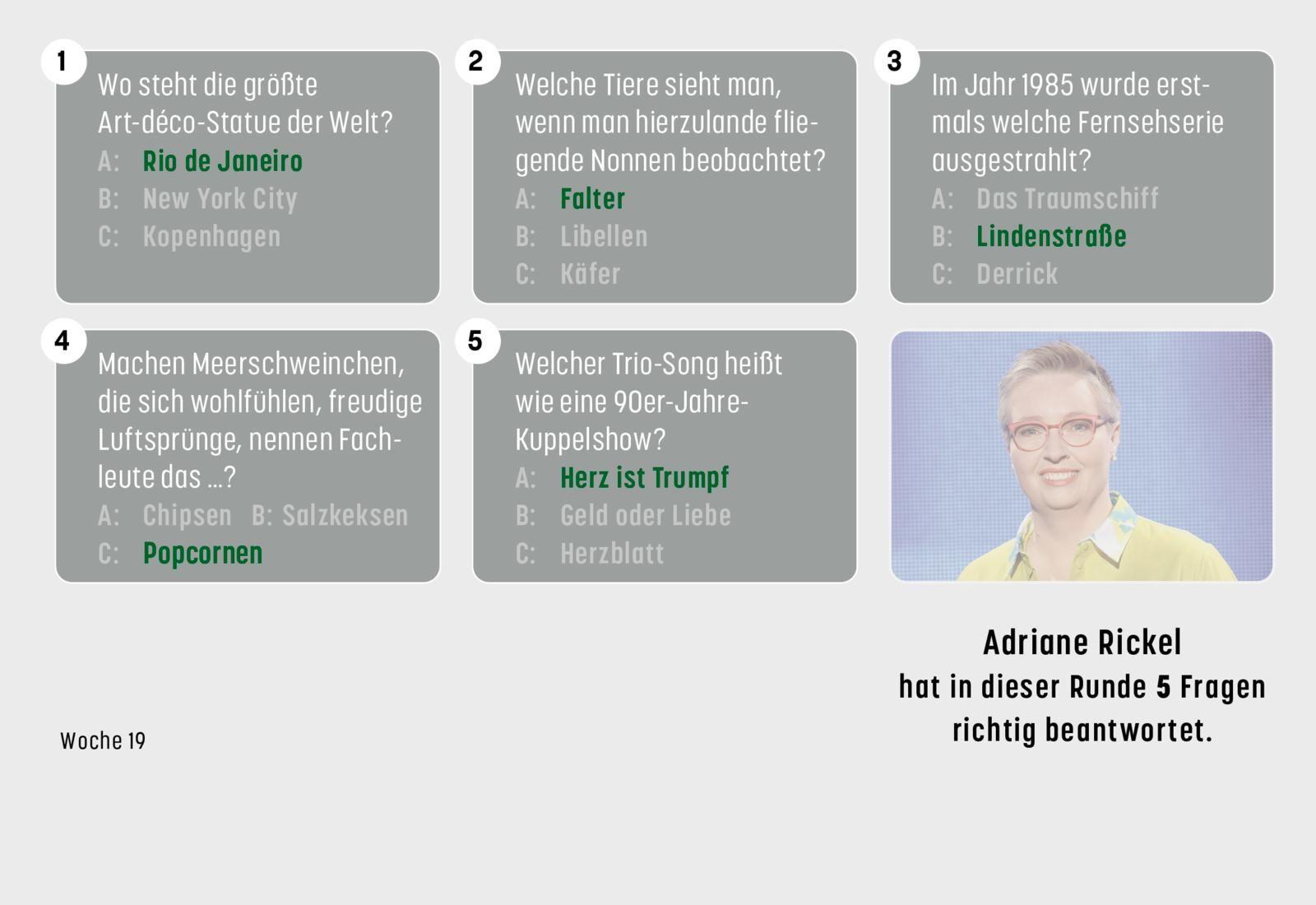 Beispielinhalt (Bild) Gefragt Gejagt - Tagesabreißkalender 2026
