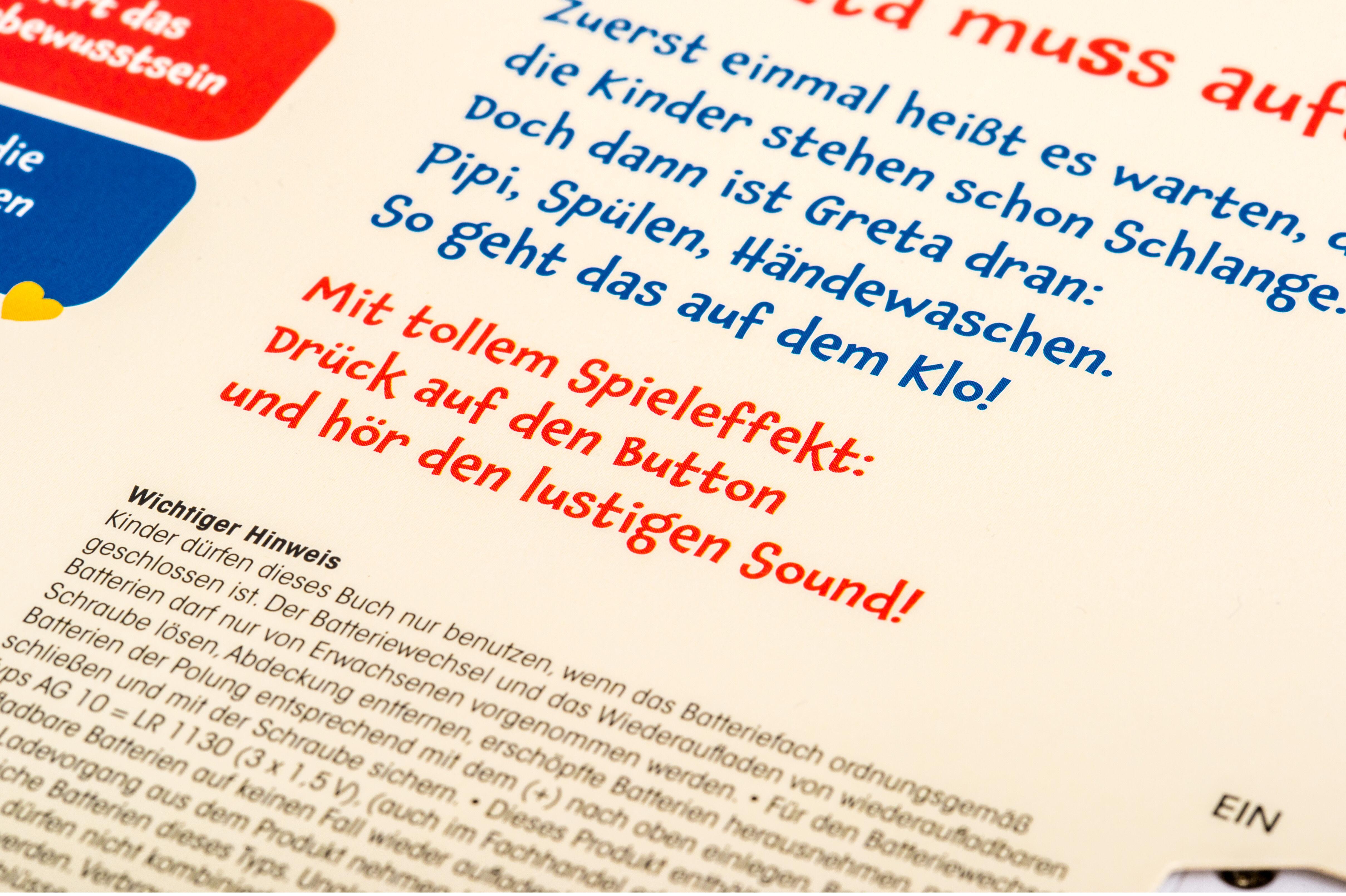 Beispielinhalt (Bild) Oh! Ich muss aufs Klo!