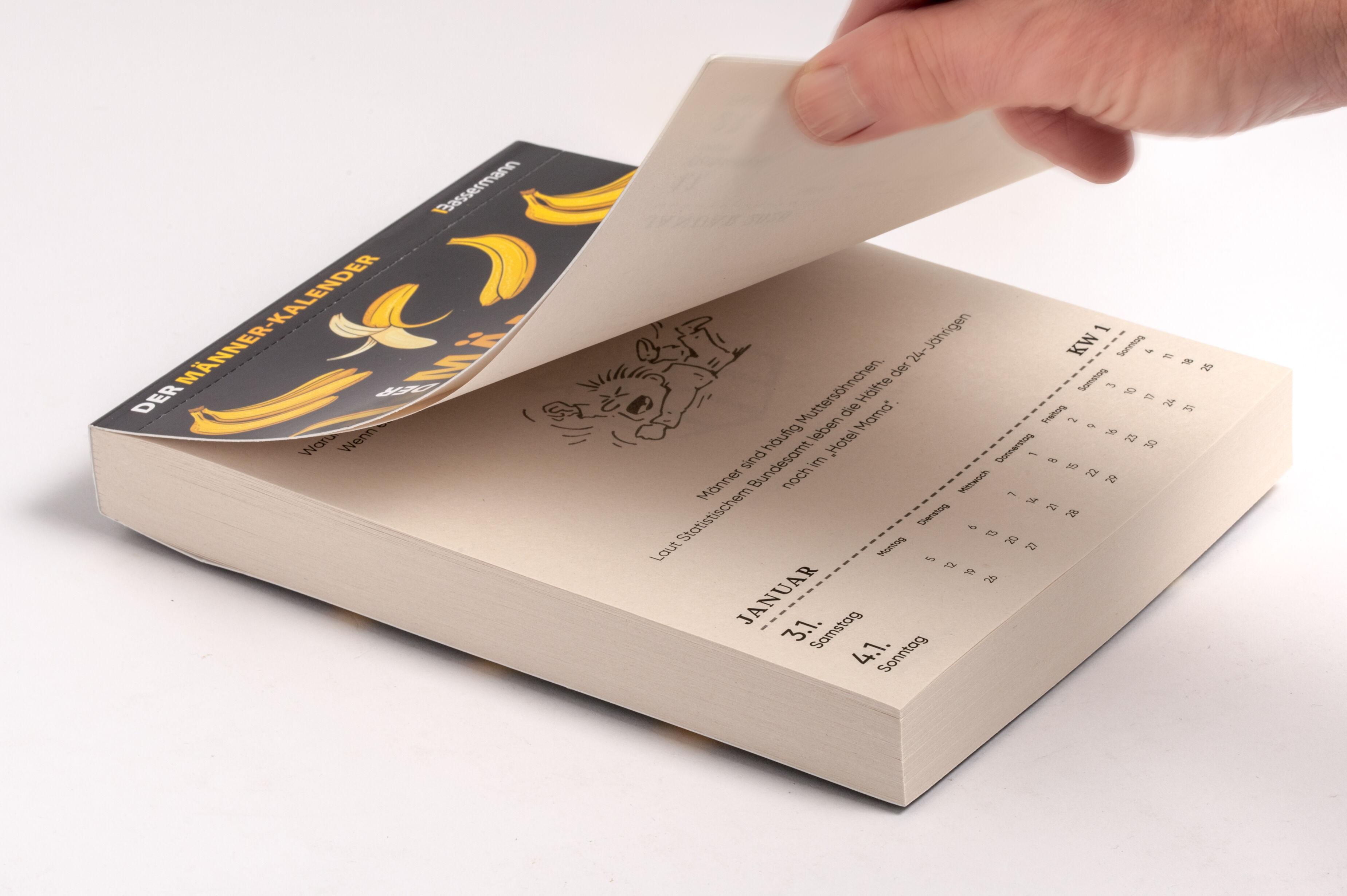 Beispielinhalt (Bild) Der Männer-Kalender 2026