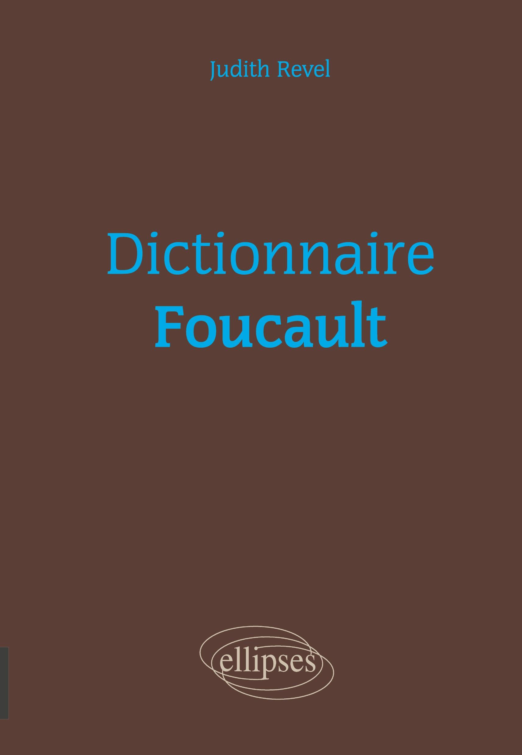 Vorderes Coverbild Dictionnaire Foucault