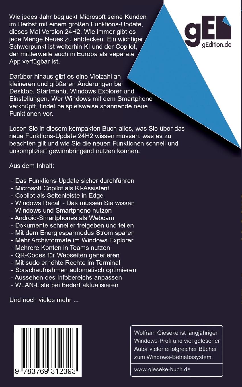 Rückseitencover Windows 11 24H2