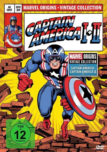 Vorderes Coverbild Captain America I+II - Marvel Origins
