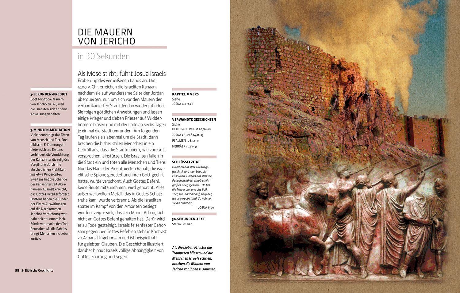 Beispielinhalt (Bild) Die Bibel in 30 Sekunden