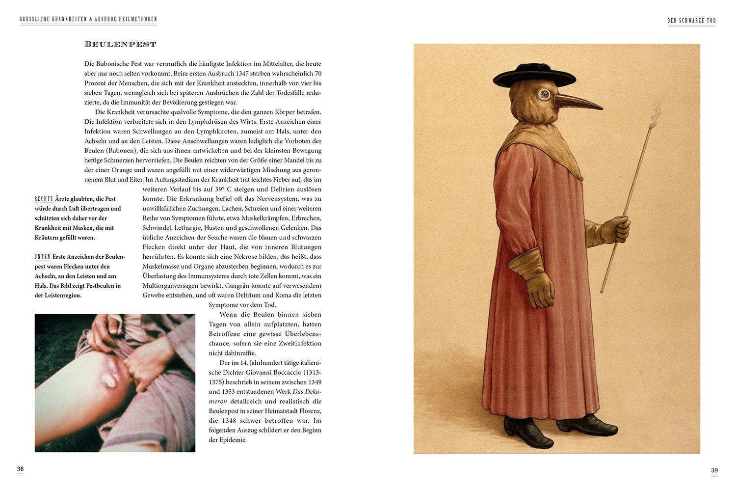 Beispielinhalt (Bild) Grässliche Krankheiten & Absurde Heilmethoden