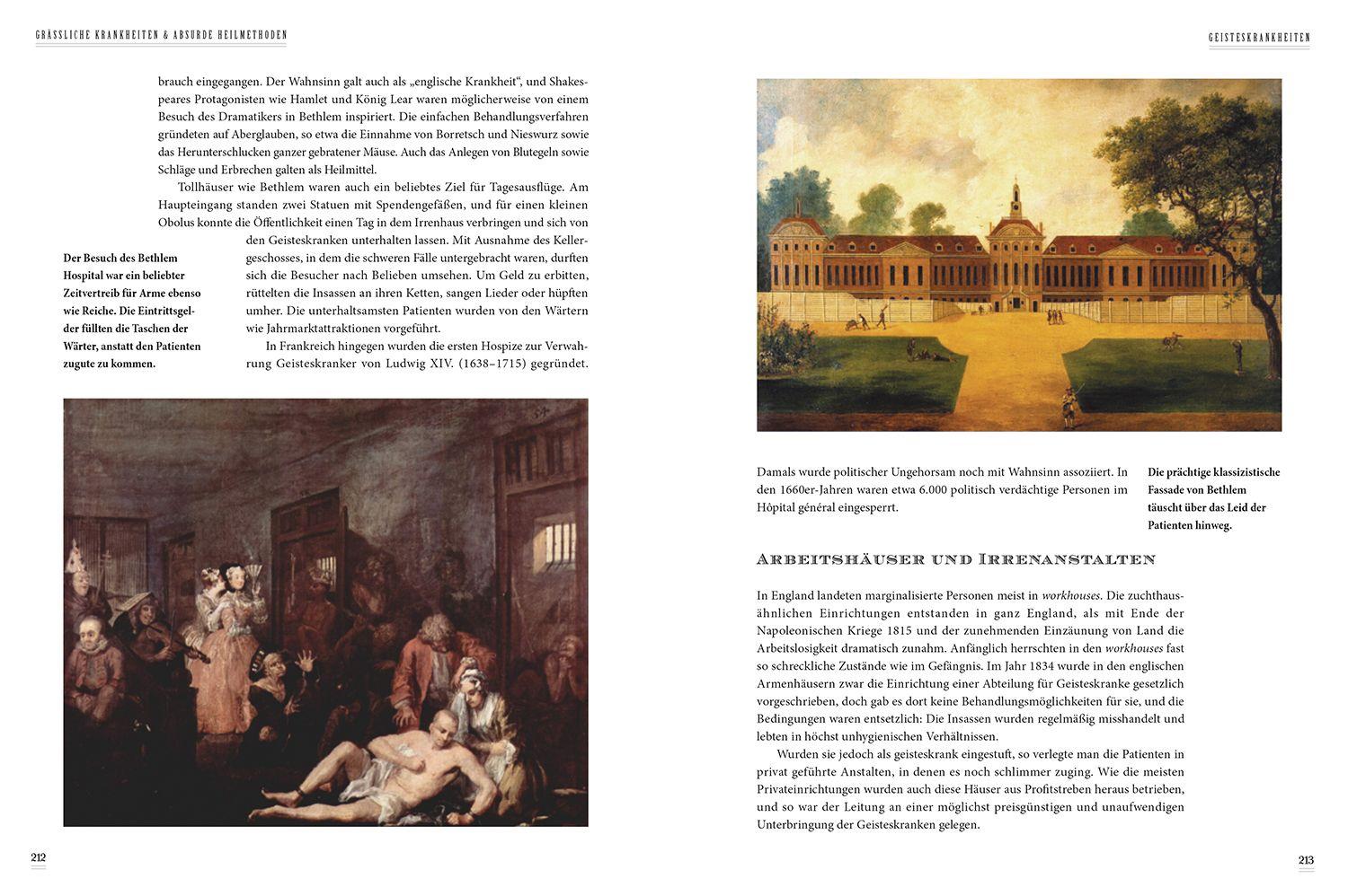 Beispielinhalt (Bild) Grässliche Krankheiten & Absurde Heilmethoden