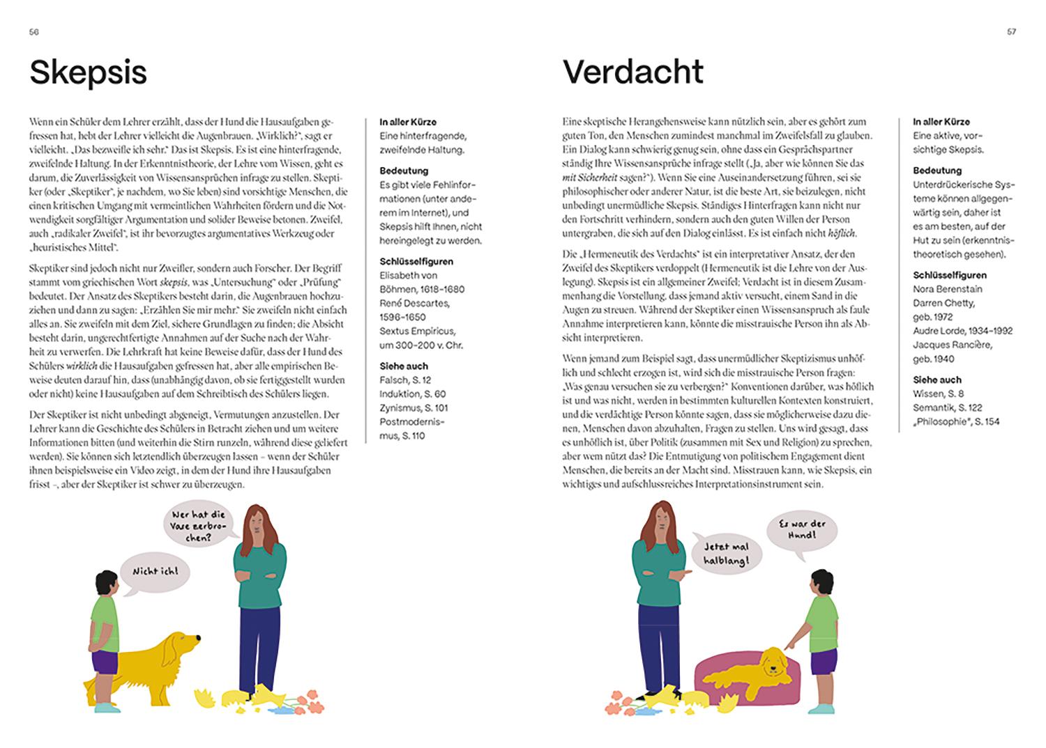 Beispielinhalt (Bild) Philosophie - 150 Schlüsselbegriffe