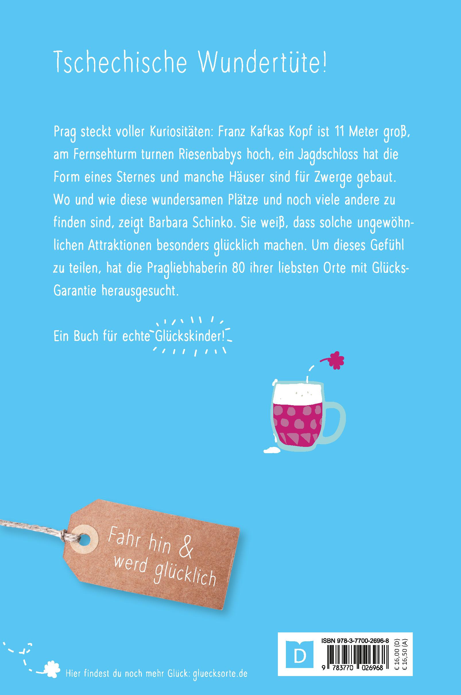 Rückseitencover Glücksorte in Prag