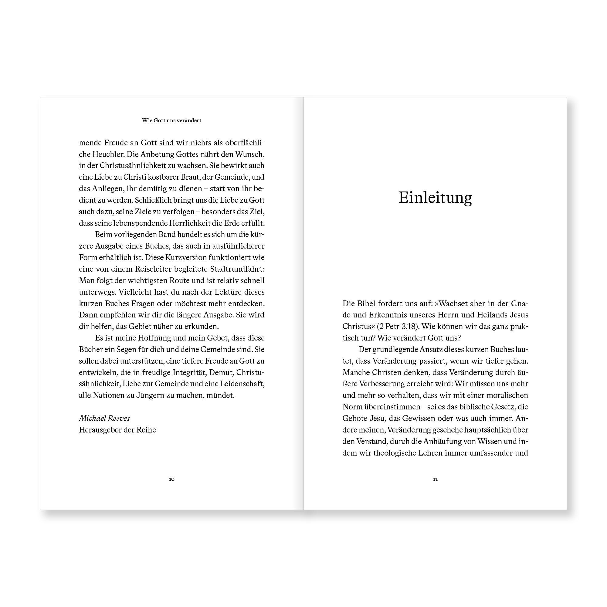 Beispielinhalt (Bild) Wie Gott uns verändert