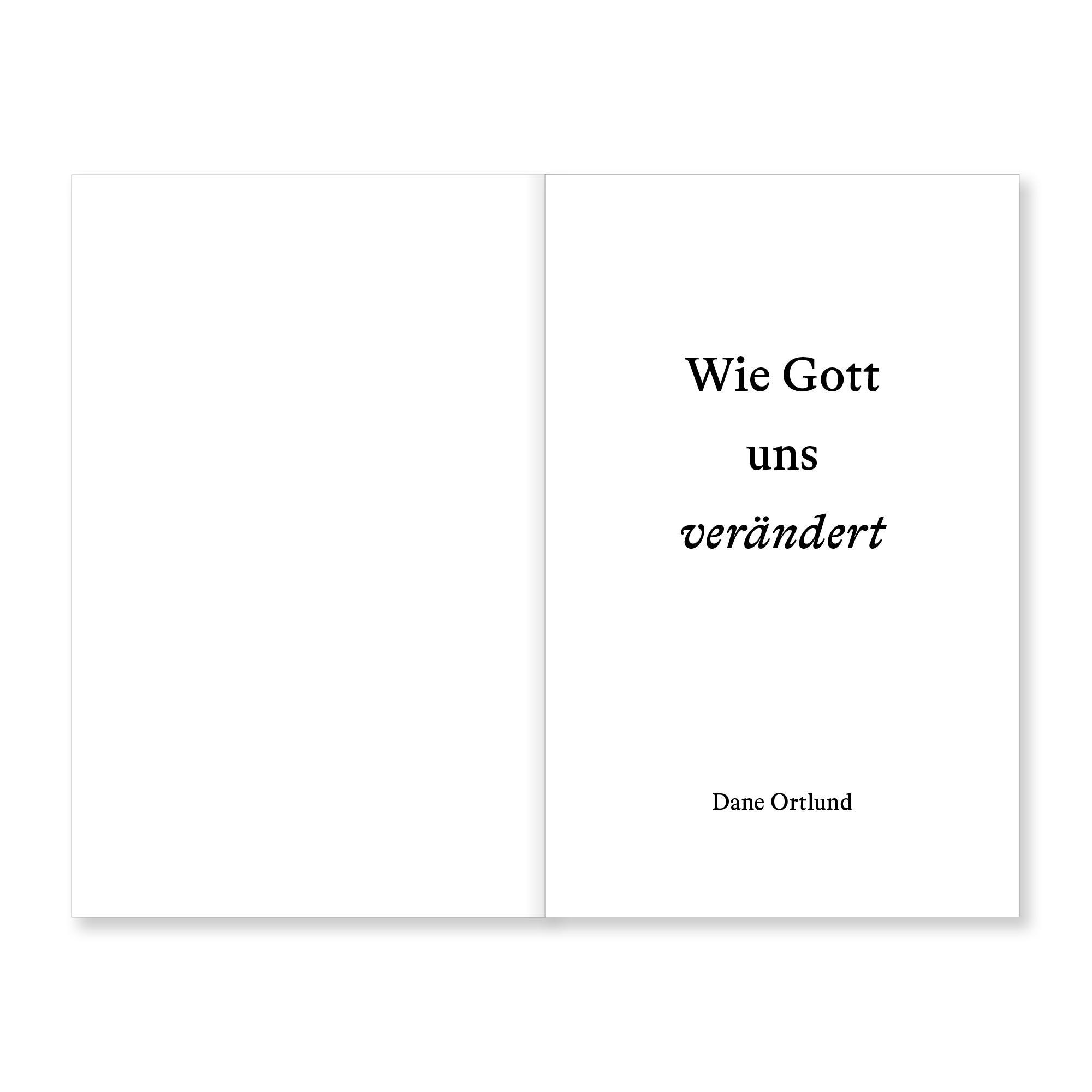 Beispielinhalt (Bild) Wie Gott uns verändert