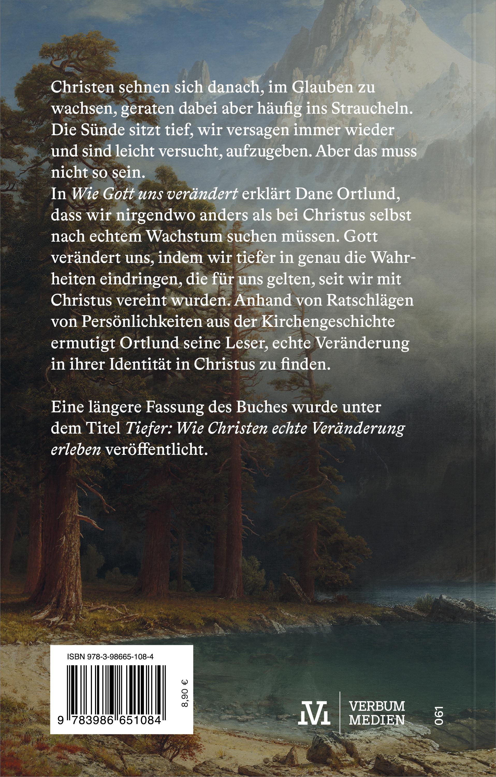 Rückseitencover Wie Gott uns verändert
