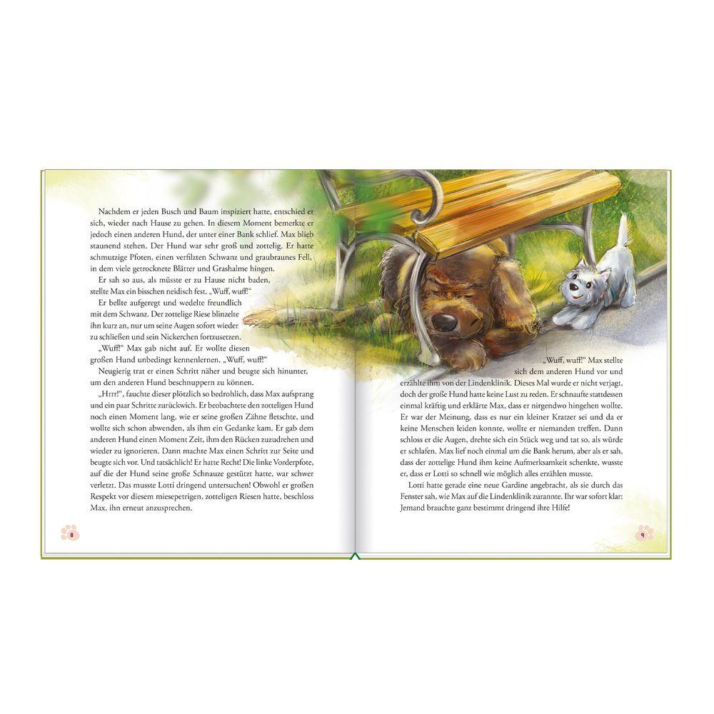 Beispielinhalt (Bild) Trötsch Geschichtenbuch Lotti, die kleine Tierärztin Ein neuer Freund