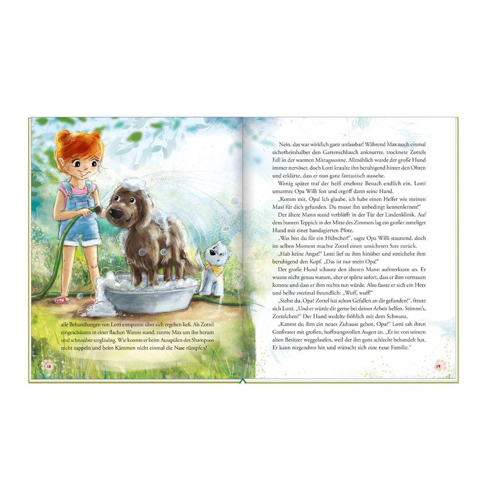 Beispielinhalt (Bild) Trötsch Geschichtenbuch Lotti, die kleine Tierärztin Ein neuer Freund