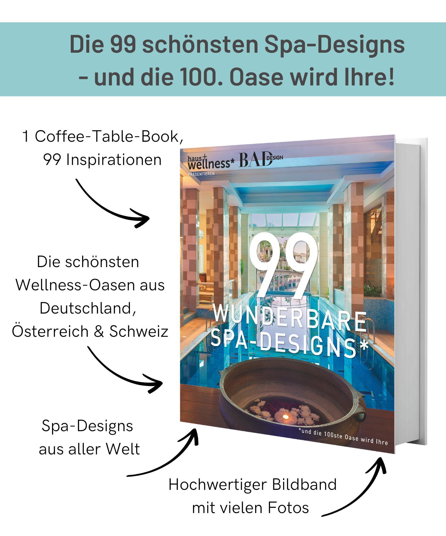 Beispielinhalt (Bild) 99 WUNDERBARE SPA-DESIGNS (und die 100ste Oase wird Ihre)