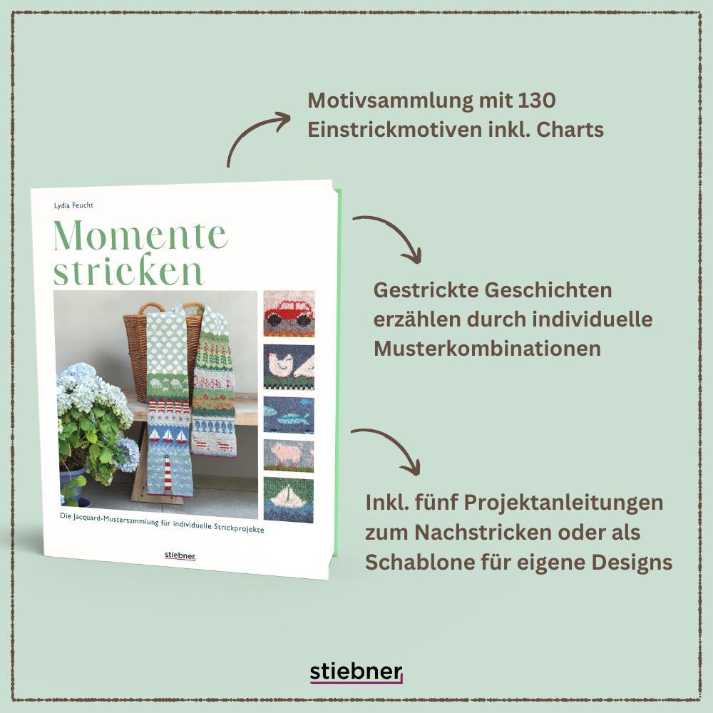 Beispielinhalt (Bild) Momente stricken