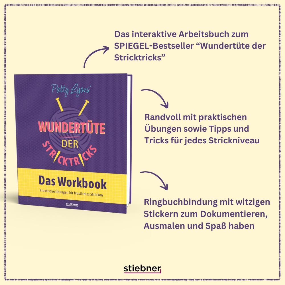 Beispielinhalt (Bild) Patty Lyons' Wundertüte der Stricktricks - Das Workbook