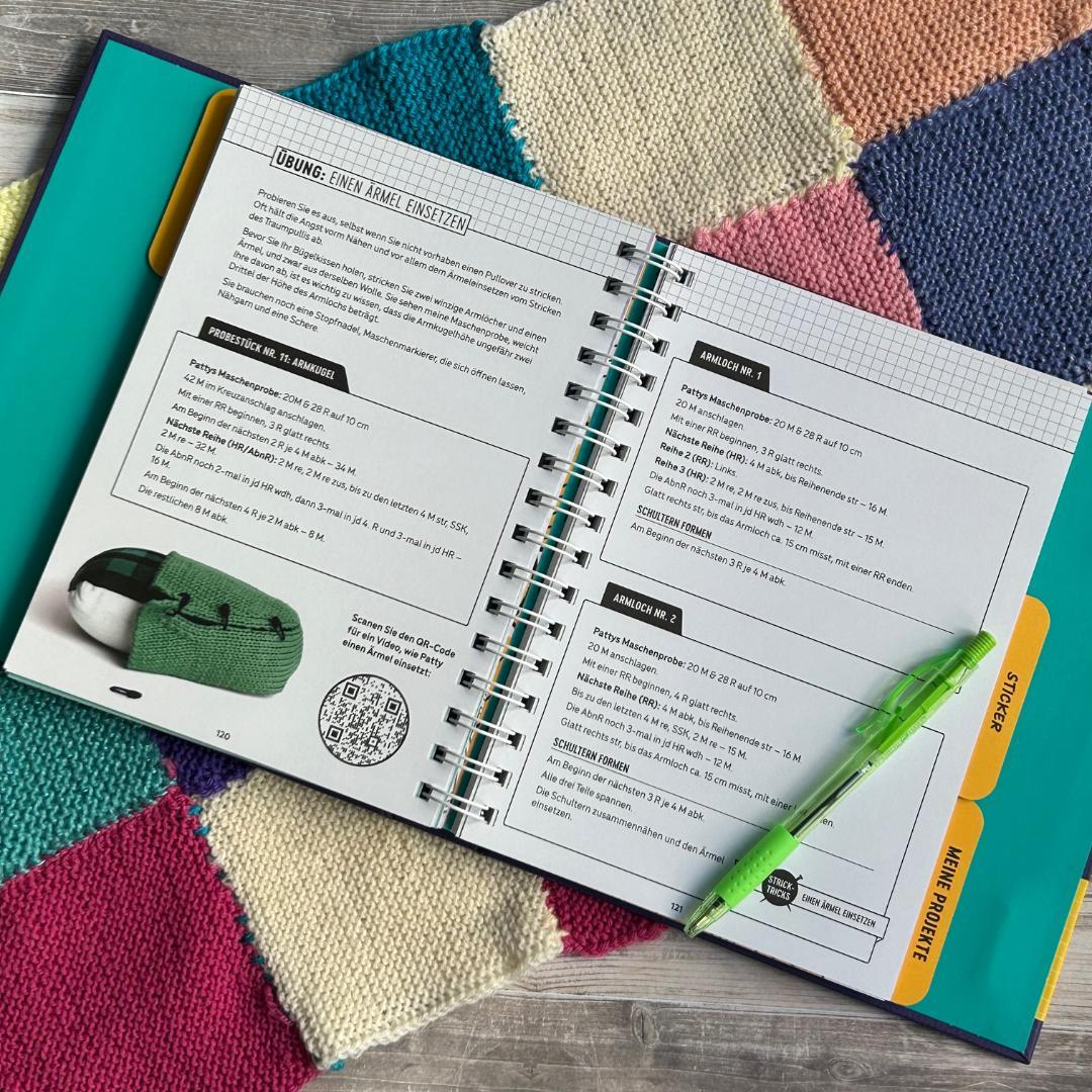 Beispielinhalt (Bild) Patty Lyons' Wundertüte der Stricktricks - Das Workbook