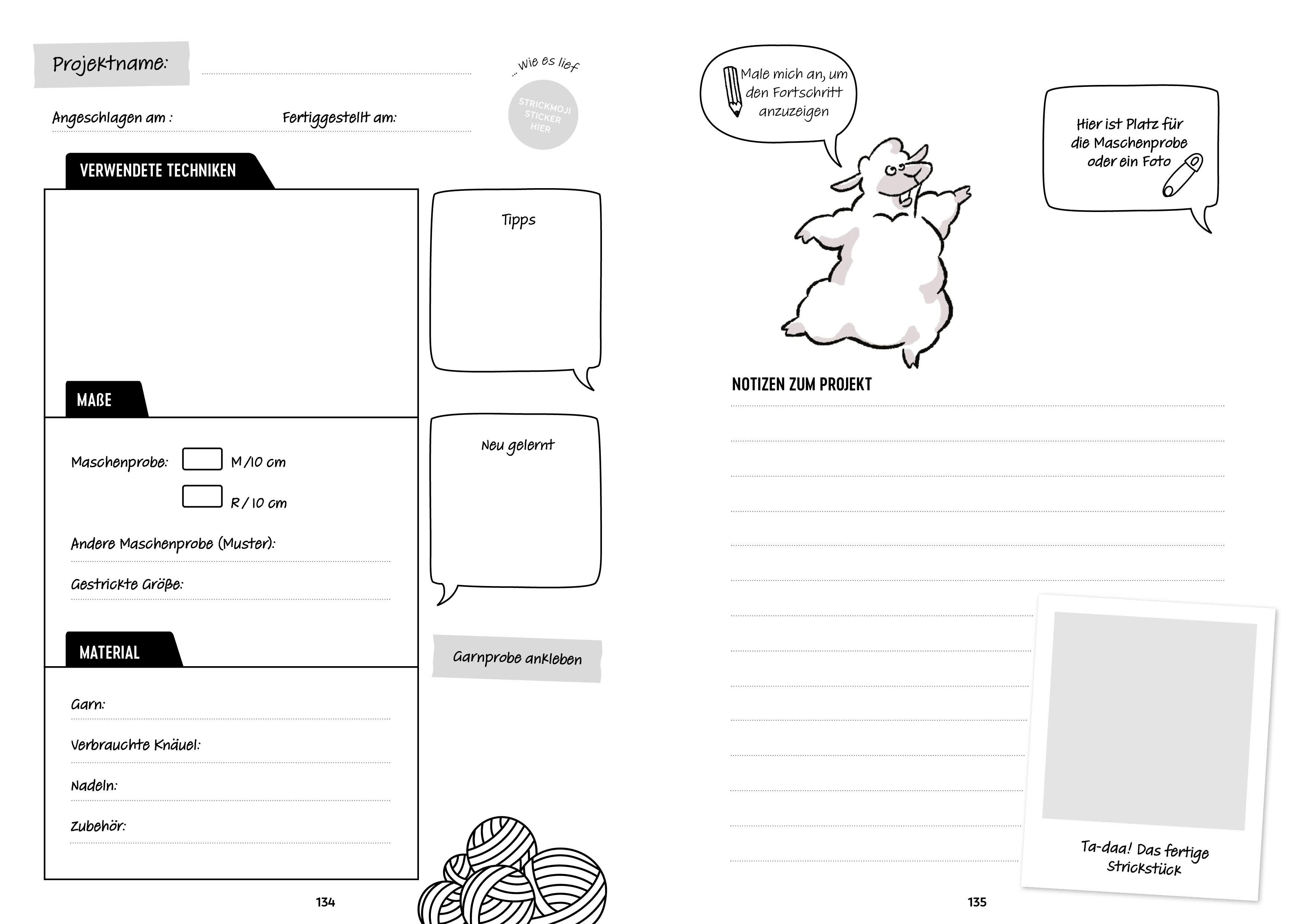 Beispielinhalt (Bild) Patty Lyons' Wundertüte der Stricktricks - Das Workbook