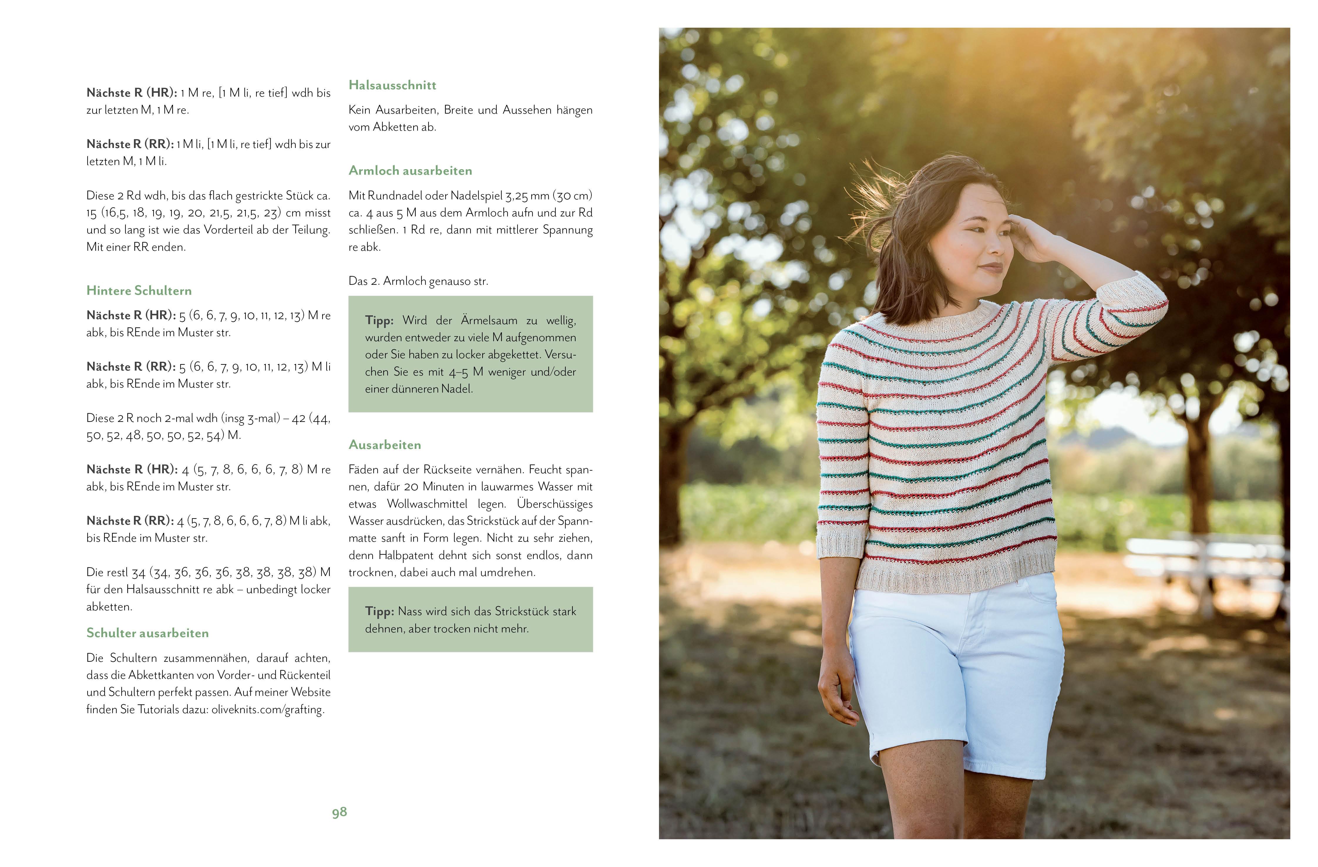 Beispielinhalt (Bild) Stricken für den Sommer