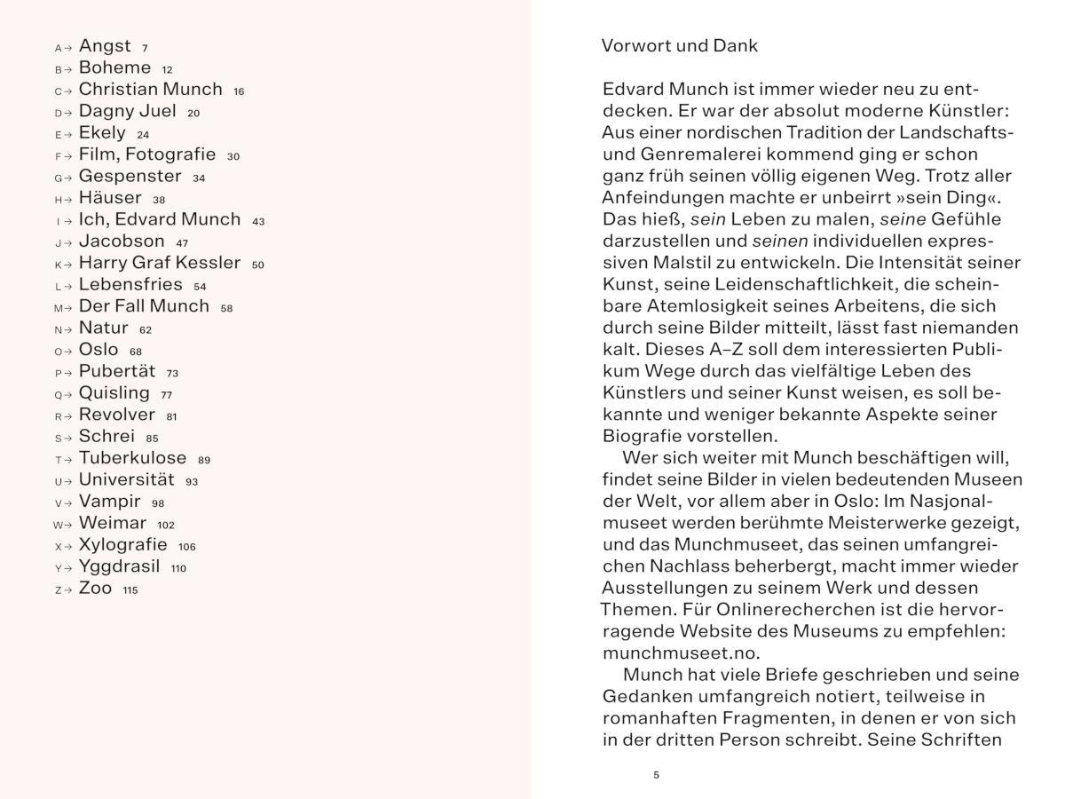 Beispielinhalt (Bild) Edvard Munch: A-Z - Der Schöpfer des Schrei und Seelentagebuch der Moderne