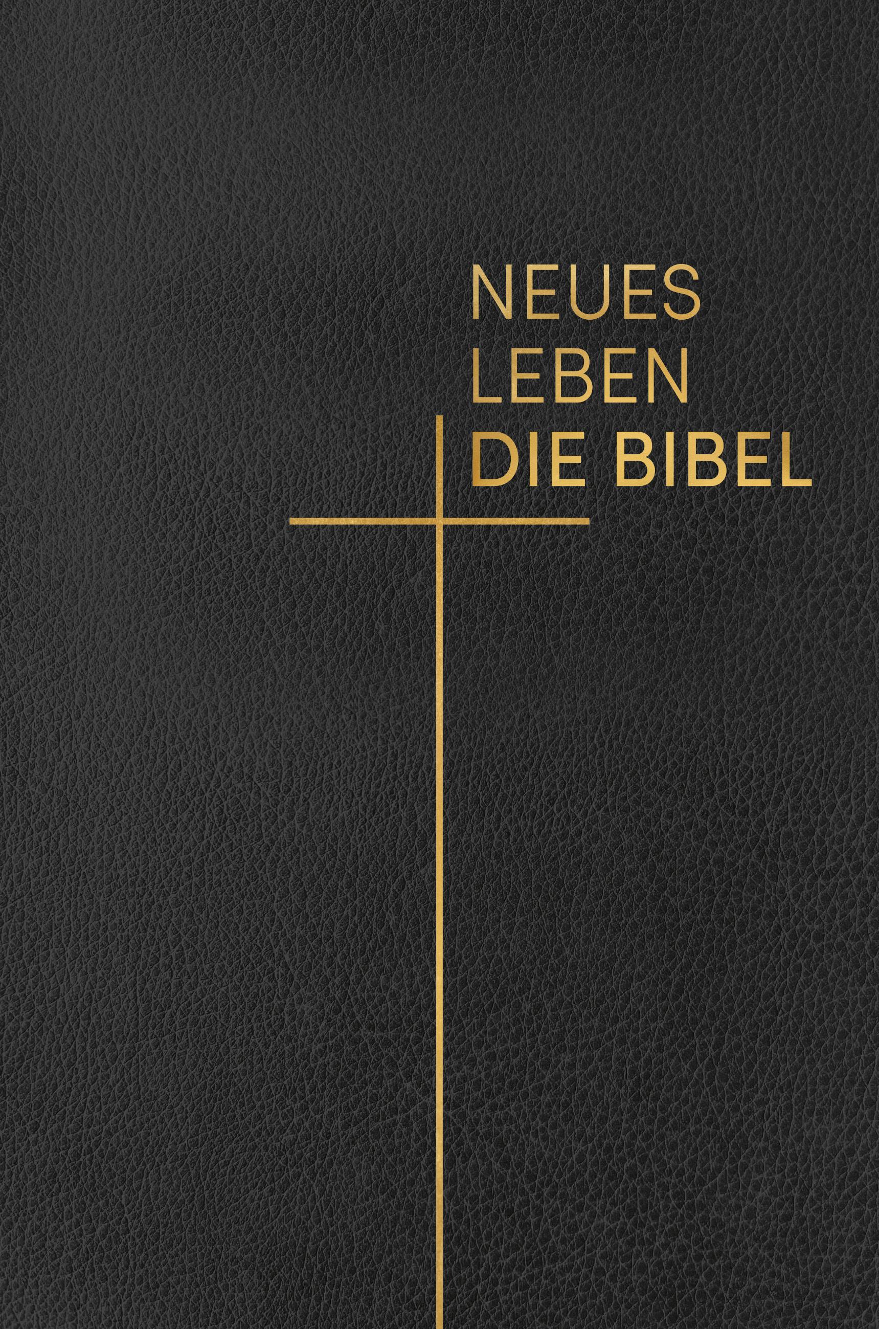 Vorderes Coverbild Neues Leben. Die Bibel, Standardausgabe, Leder mit Goldschnitt