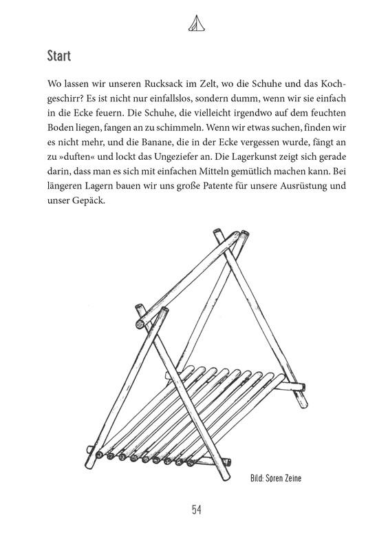 Beispielinhalt (Bild) Waldläufer, Kluft und Knoten knüpfen