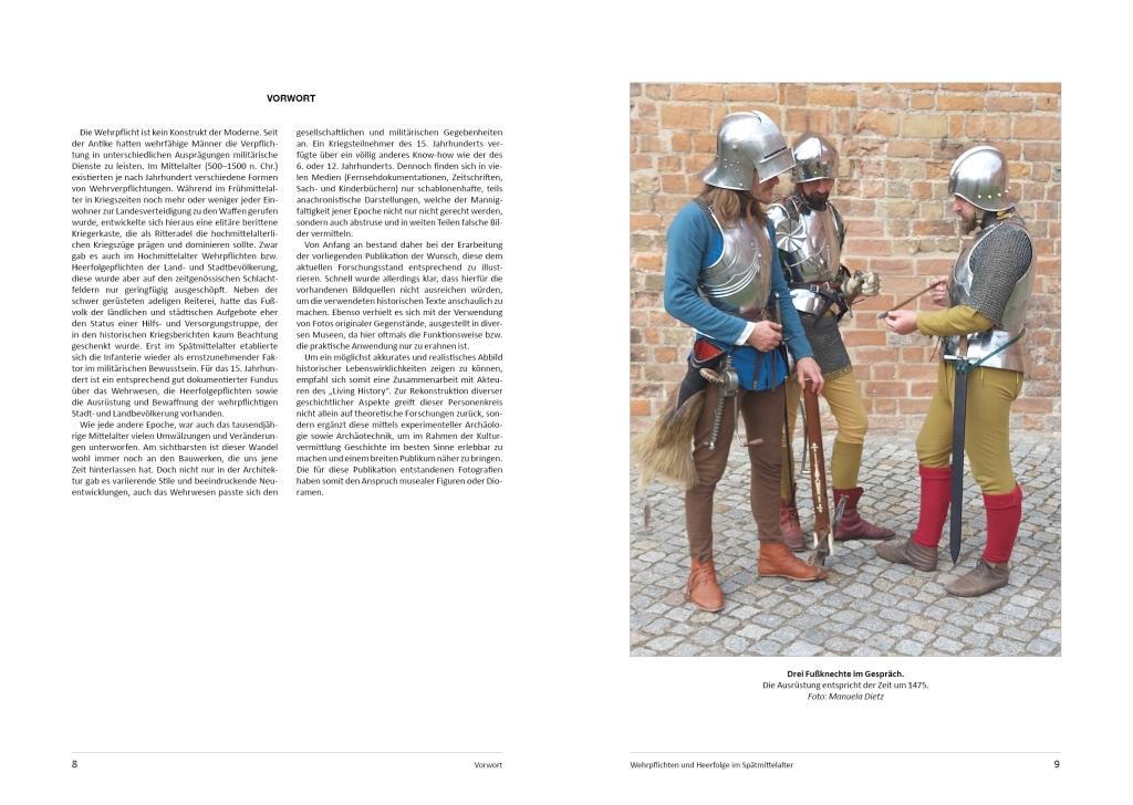 Beispielinhalt (Bild) Wehrpflichten und Heerfolge im Spätmittelalter