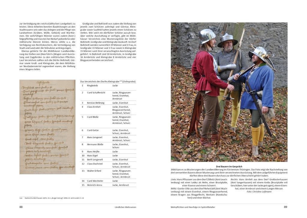 Beispielinhalt (Bild) Wehrpflichten und Heerfolge im Spätmittelalter