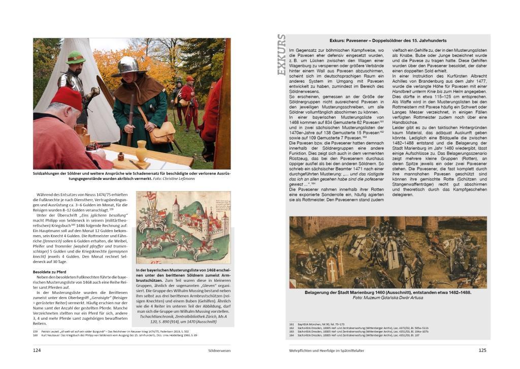 Beispielinhalt (Bild) Wehrpflichten und Heerfolge im Spätmittelalter