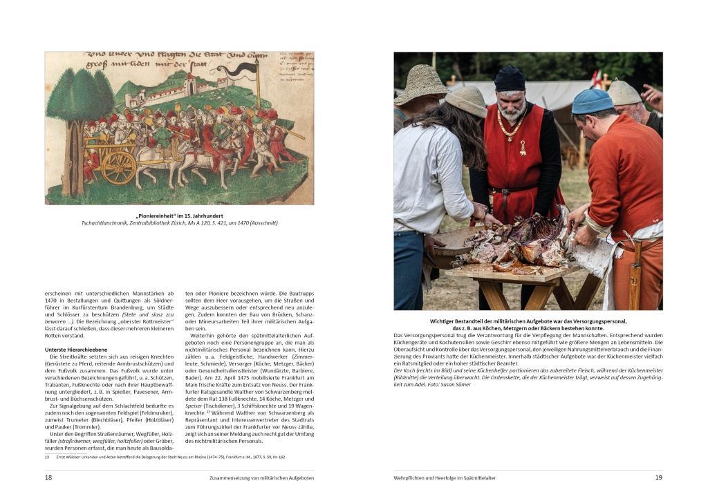 Beispielinhalt (Bild) Wehrpflichten und Heerfolge im Spätmittelalter