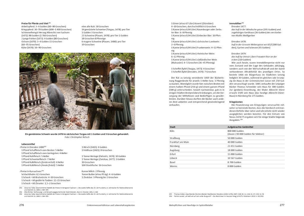 Beispielinhalt (Bild) Wehrpflichten und Heerfolge im Spätmittelalter