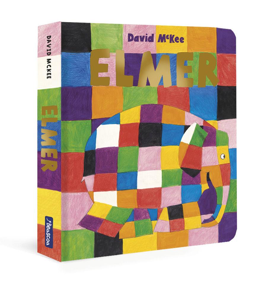 Beispielinhalt (Bild) Elmer. Libro de cartón - Elmer