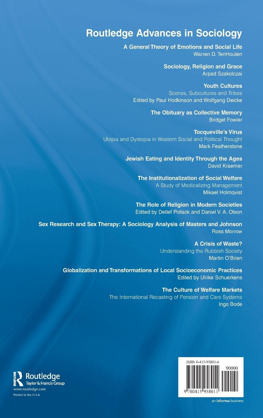 Rückseitencover The Culture of Welfare Markets