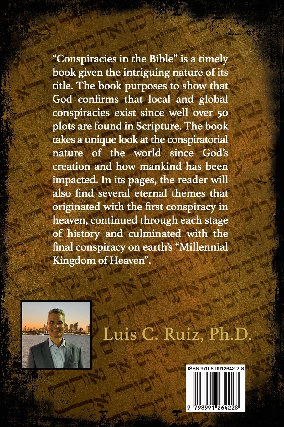 Rückseitencover CONSPIRACIES IN THE BIBLE