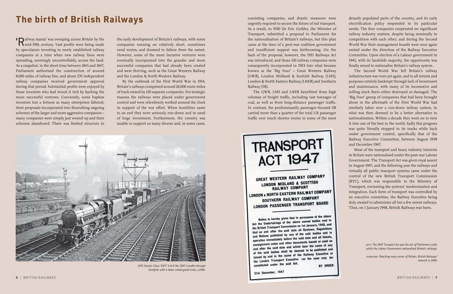 Beispielinhalt (Bild) The Times British Railways