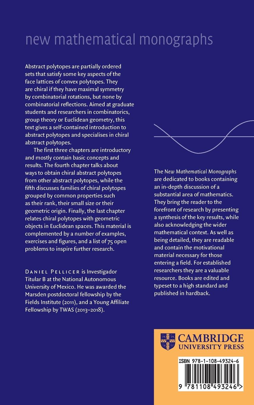 Rückseitencover Abstract Chiral Polytopes